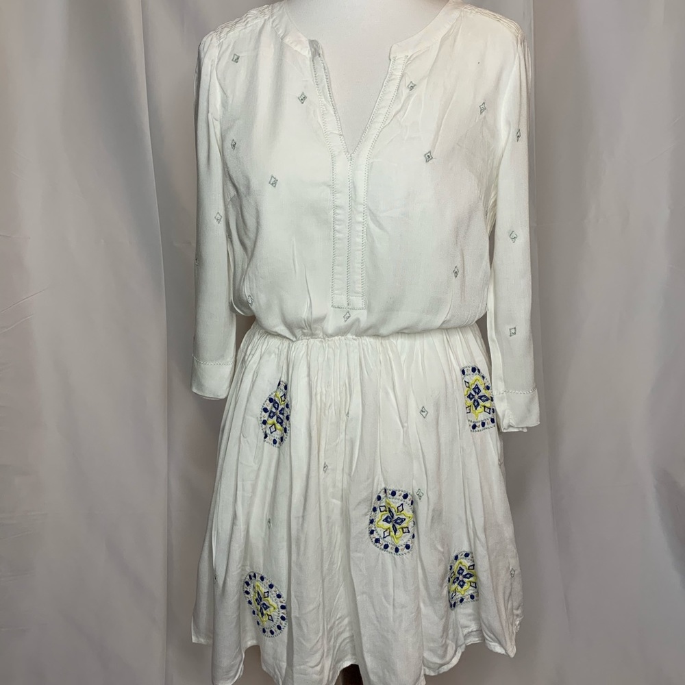 Boden Embroidered Medallion Dress Tunic size 8